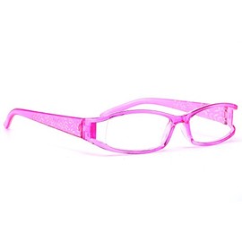 Morefaz Women's Ladies Slim Reading glasse Original Retro Vintage +0.50 +0.75 +1.0 +1.5 +2.0 +2.5 +3.5 +4.00 Flower Design MFAZ Ltd (+1.5, PInk)