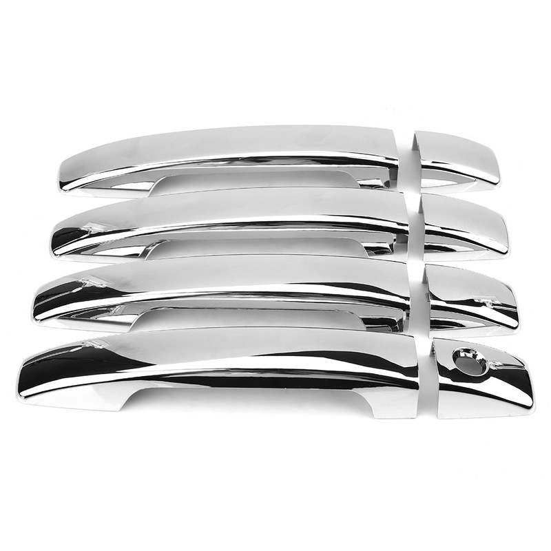 8 pcs Car Chromium Electroplating Door Handle Cover Trim for