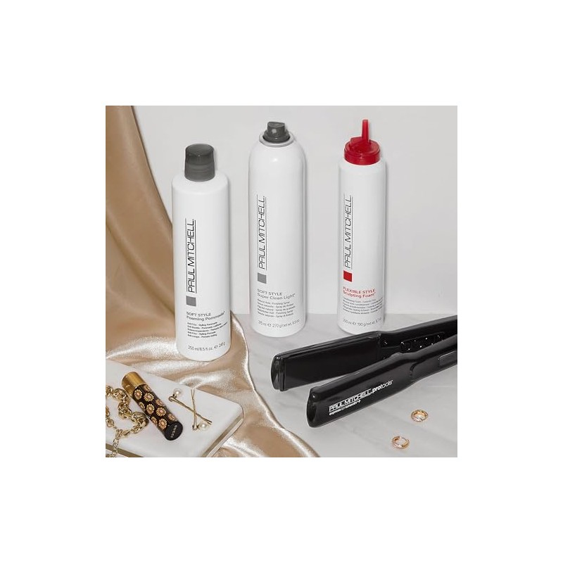 Paul Mitchell Foaming Pommade, Pomada, Antifrizz, Fijación Ligera, Para Cabello