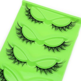 5 pairs Wispy Cat Eye Lashes Wispy False Eyelashes Natural look Eyelashes (MA05C)
