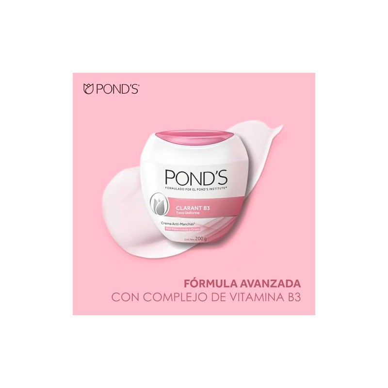 Crema Facial Ponds Antimanchas Clarant B3 200 g