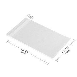 100 Pcs 11x15 inches Clear Self Sealing Bags Resealable Sealable Cellophane Bags Self Adhesive Self Sealing Plastic Bags Resealable OPP Polypropylene Bags for Packaging Clothing, Shirts and Products