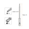 sourcing map T10 Security Torx Bit 1/4" Hex Shank 3"