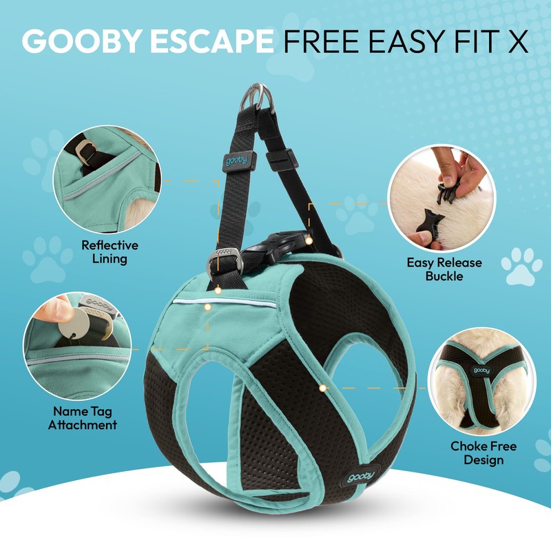 Gooby Escape Free Easy Fit X, Seattle Blue, X-Large