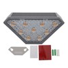 Solar Step Lamp Warm Light Button Light Sensor Control IP67