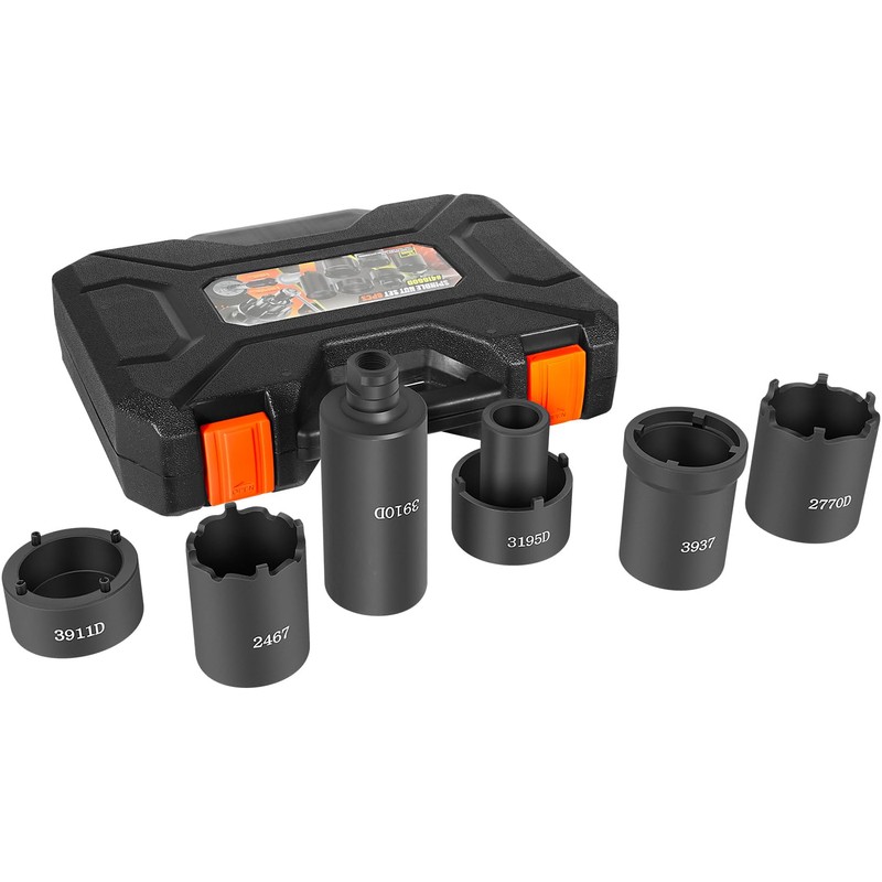 6 Pack Spindle Socket Set, 41660D 4WD Axle Hub Lock
