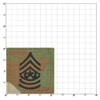 Army Command Sergeant Major Rank OCP With Hook And Loop