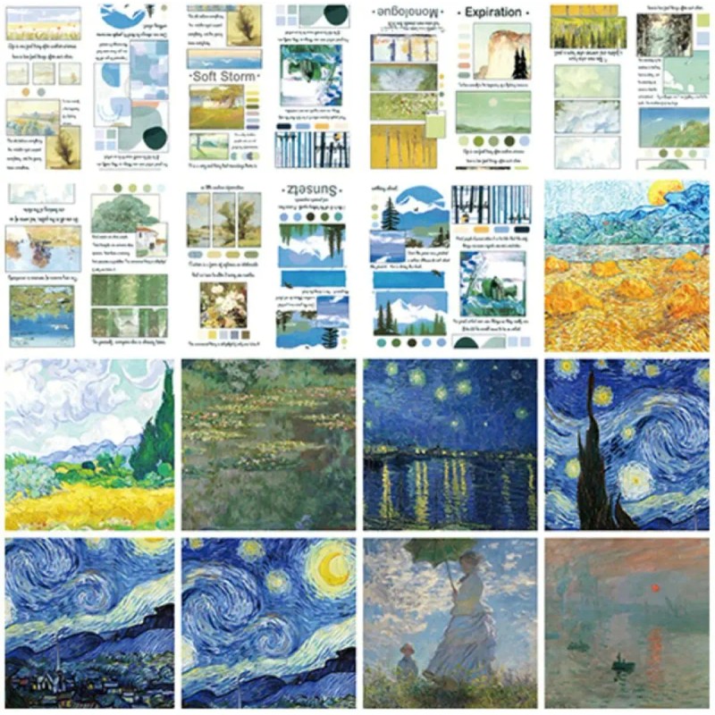 Bloc Libreta Regalo Notas Van Gogh Caja Regalo Con Bolígrafo