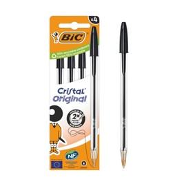 BIC Cristal Original Ballpoint Pen - Pack of 4