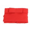 Jenngaoo 3-Pack Waist Aprons for Women Men, Red, Kitchen Restaurant