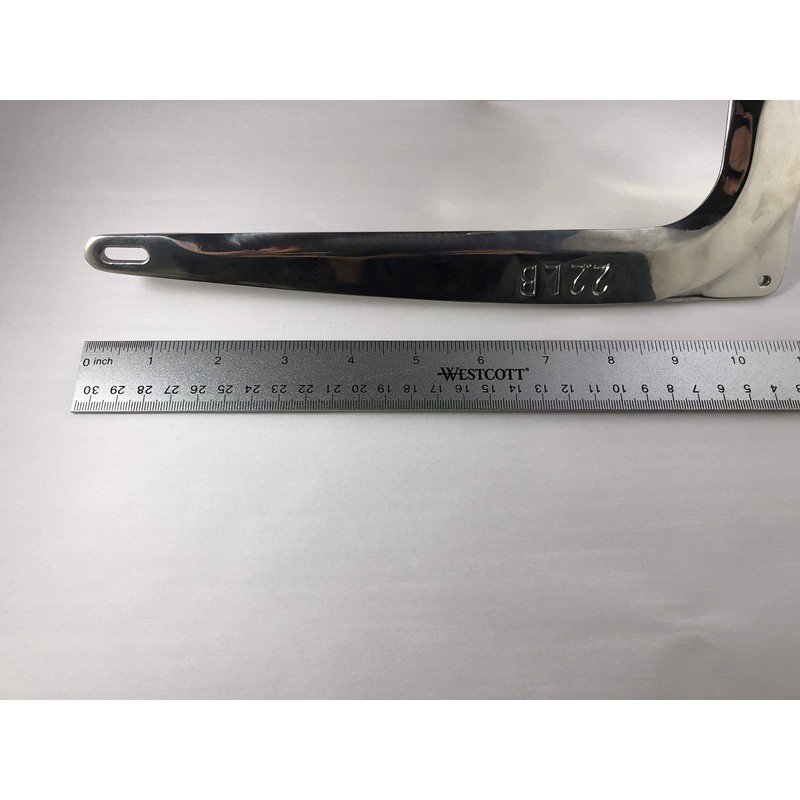 US Stainless Stainless Steel 316 Bruce Claw Force Anchor 2.2lbs