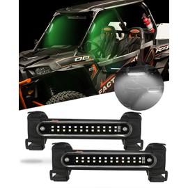 SUNPIE Dome Light for UTV Universal Roll Bar Mount LED Lights Compatible with Polaris Canam Honda Pioneer/Talon Kawasaki Mule/Terxy Arctic Cat Golf Cart Boat Off-Road SXS All w/1.1/4in-2in Ironwork