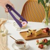 3-Piece Plastic Kitchen Tongs, 6, 8, 10 Inch, Non-Slip Mini