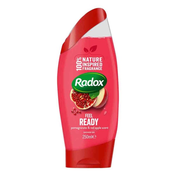 Radox Shower Feel Ready Pomengranate & Red Apple Shower Gel 225ml