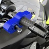 Area1 Scooter Motorcycle Brake Lever Lock Blue CNC with 2