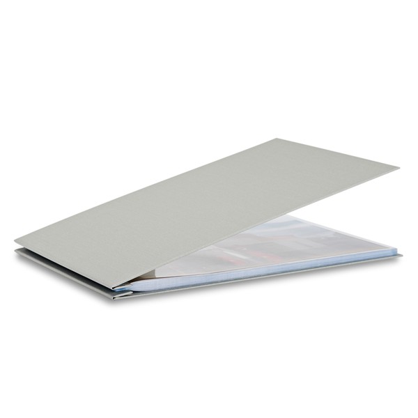 Pina Zangaro Bex Screwpost Binder, Gray, 11x17 Landscape, Includes 20