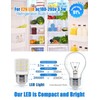 wossluck KEI D34L AC 100-265V 3.5W Light Bulb for Frigidaire