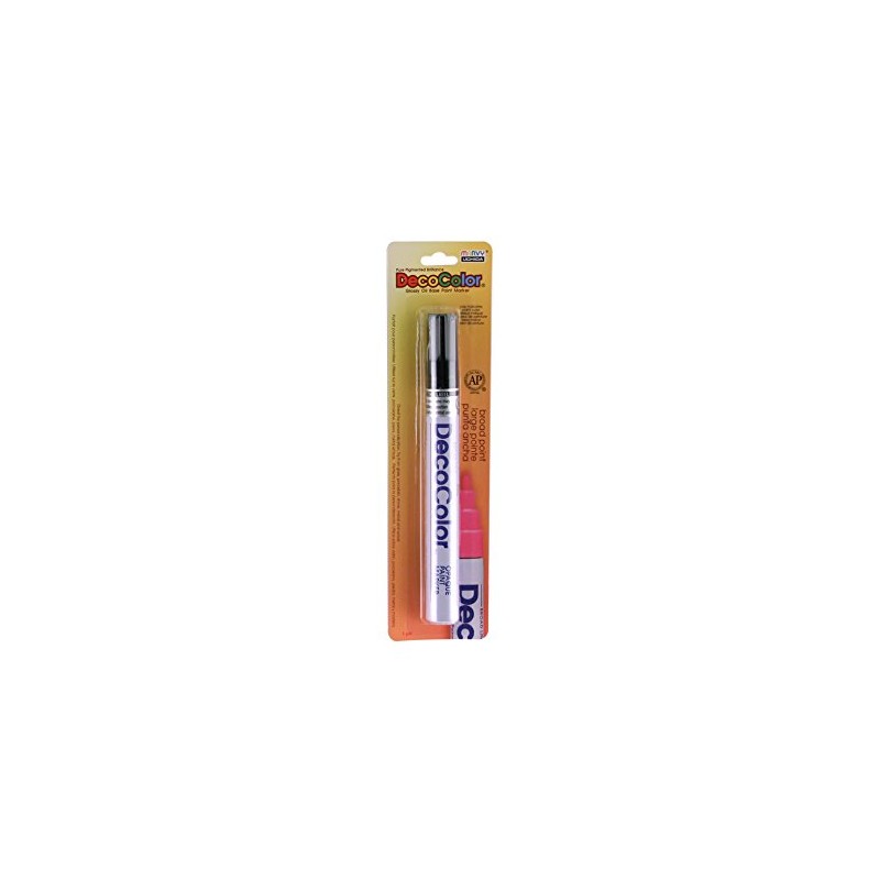 UCHIDA 300-C-1 Marvy Deco Color Broad Point Paint Marker, Black