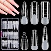 MELLIEX 144-Piece Dual Nail Forms Set, 6 Styles Acrylic Nail