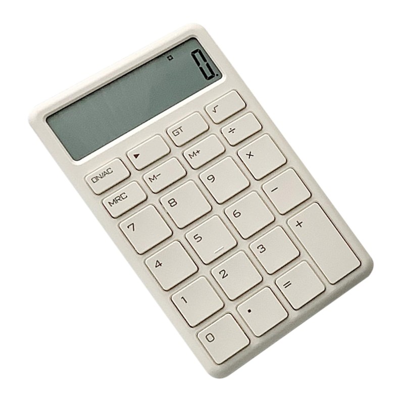 Simple Pocket Calculator, Retro Style, Desktop Calculator with Clear Buttons