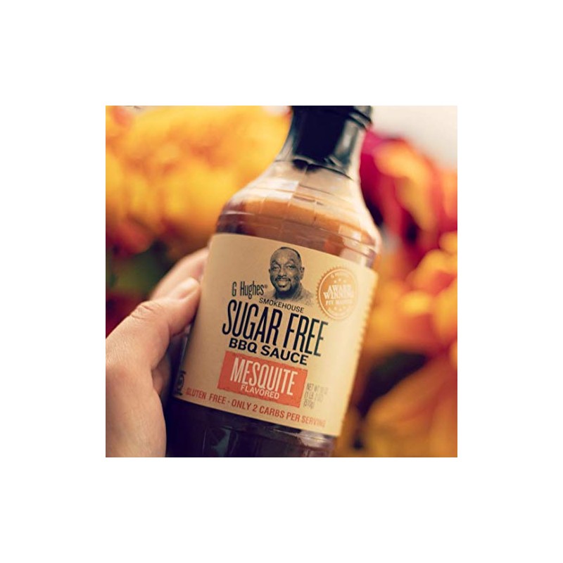 G Hughes Sugar Free Mesquite BBQ Sauce 18 oz (3
