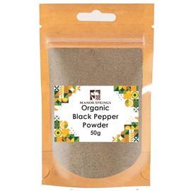 Organic Black Pepper Powder 50g by Manor Springs