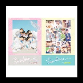 SEVENTEEN FIRST LOVE & LETTER Reissue 1st Album CD+Photobook+Photocard+Sticker+Tracking Sealed SVT (SET(LOVE+LETTER))