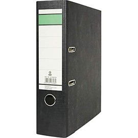 Neutralware 120006900 Folder DIN A4 Back Width: 80 mm Black Cloud Marble 2 Brackets 120006900 Pack of 10