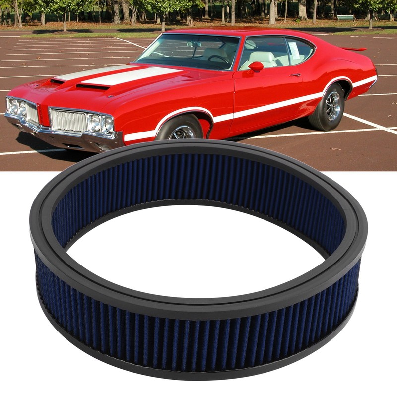 Air Filter Element Round High Flow Reusable Washable Air Cleaner