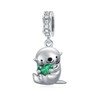 PROESS 925 Sterling Silver Otter Charm May Birthstone Otter Charm