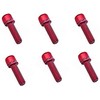M5x18mm Stem Bolts Titanium Plating Stainless Ti Allen Hex Tapered