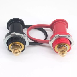 Auto Speed Performance Pairs Remote Jumper Battery Terminals Junction Charging Post Connector 3/8" Stud