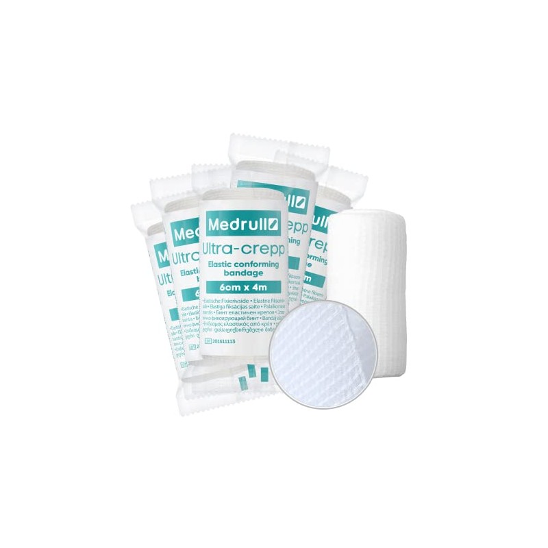 Stück 6cm x 4m Mullbinden Set - Fixierbinden Groß -