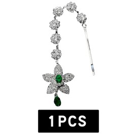 1920S Headpiece for Women Jewellery Indian Ethnic Rhinestone Partywear Bridal Wedding Head Chains for Women and Girls 4618