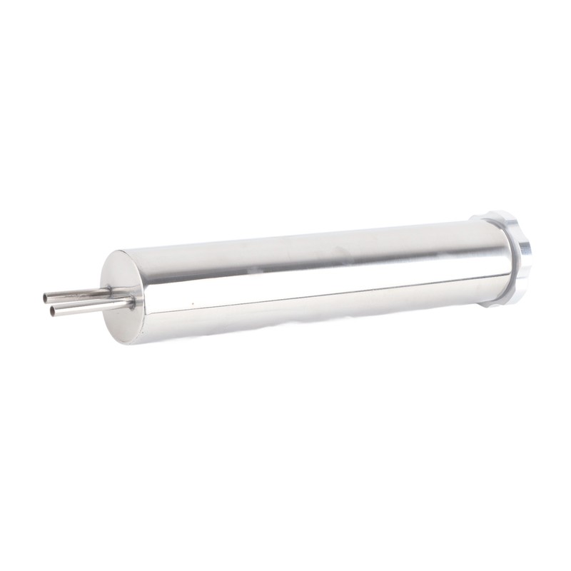 32oz Radiator Overflow Tank Bottle Polished Stainless Steel Coolant Catch