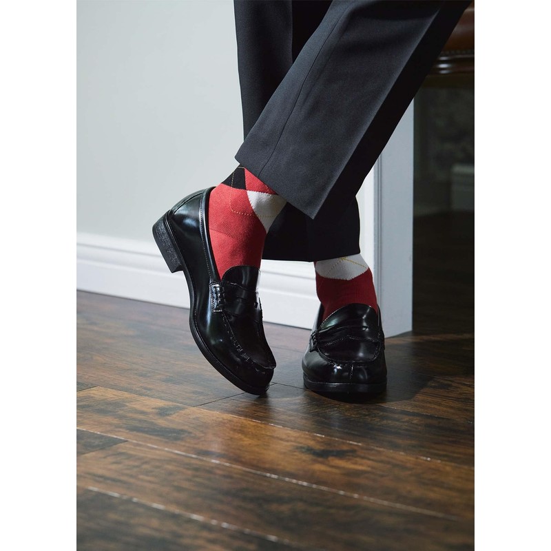[NAIGAI Style] Standard 02352613 90° Crew Length Casual Socks, Unisex,