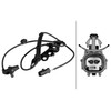 HELLA 6PU 358 218-711 ABS Sensor - Raddrehzahl - 2-polig