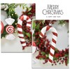 Red and White Lollipop Christmas Decorations Small Combinations Red and