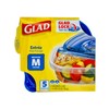 Glad GladWare Entree Food Storage Containers with Lids, Medium Square