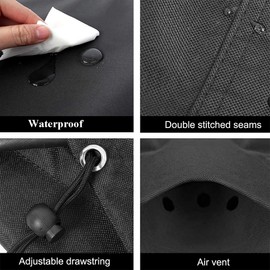 Miter Saw Cover for 10-12in Single Dual Bevel Sliding Compound Miter Saws, Skyour Waterproof Heavy Duty Table Miter Saw Dust Covers Protector for Machine Tools, Table Saws, Planers, Tool Cover