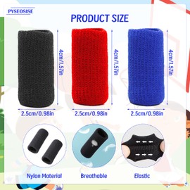 30 Pcs Finger Sleeves Protectors, Elastic Finger Brace Support, Sport Finger Sleeves Finger Protector Finger Brace for Basketball Tennis Volleyball Baseball Badminton Boating