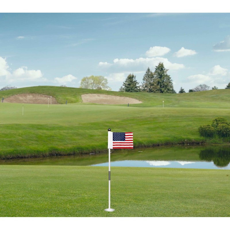 8x6 Inches Double Sided Golf Flag in 420D Nylon -