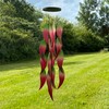 Blue Handworks Glass Wind Chime, Red Hot Chilies