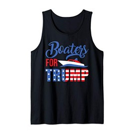 Boaters For Trump - Republican Boat Owner President Support Tank Top