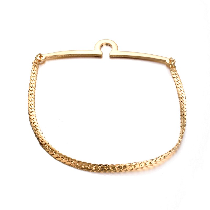Yoursfs Gold Tie Chains For Men Tie Clips Golden Polish