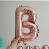 Glanzzeit® 16 Inch Rose Gold Balloons Letter A to Z