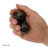 Top Chi Black Tourmaline Orgonite Baoding Balls with Carry Pouch