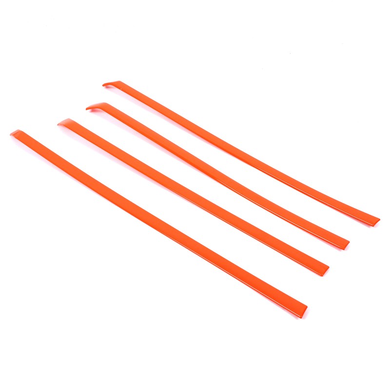 carmotion88 ABS Orange Car Interior Door Panel Strip For Toyota