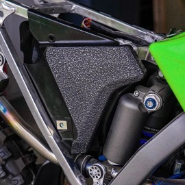 Pryme Black Air Box Guards 2004-2005 Kawasaki KX250F Airbox Grip Tape Decal KX 250F