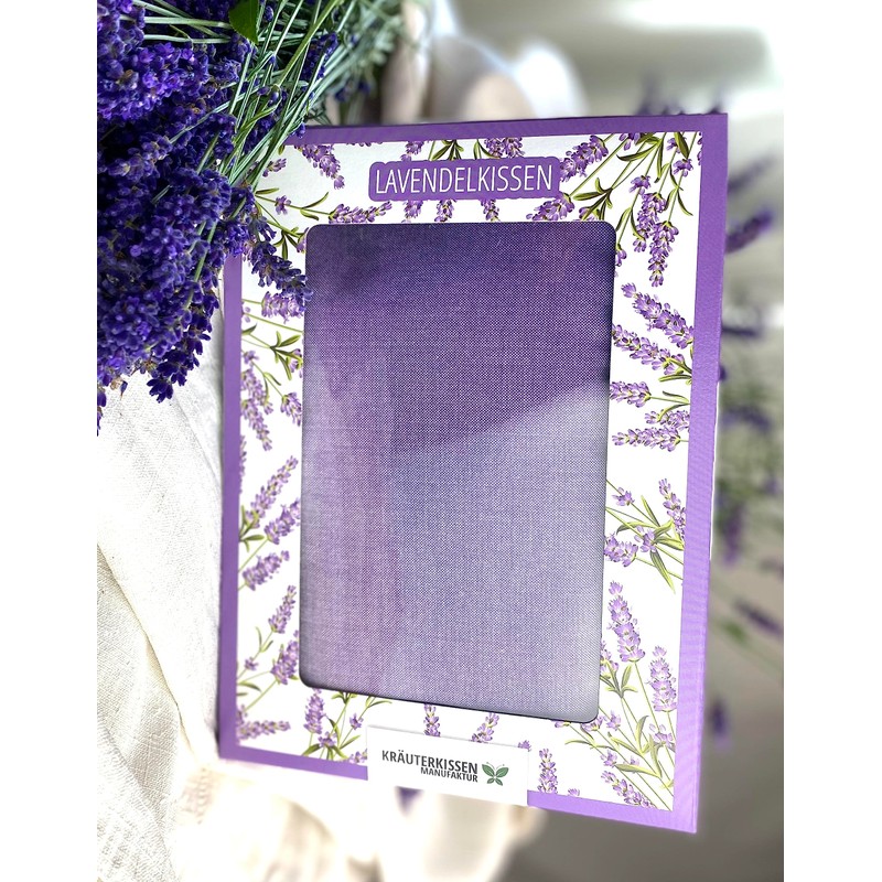 Kräuterkissenmanufaktur Lavender Cushion 25 x 20 cm 100% French Lavender